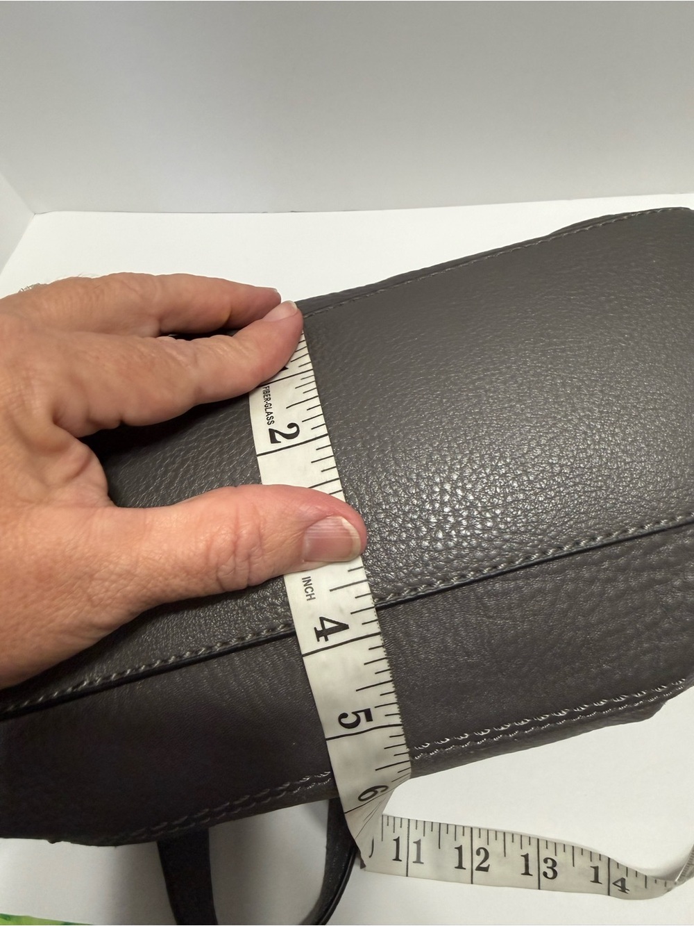 The Sak Gray, Leather, Studded, Hobo Shoulder Bag, Spacious Interior, Beautiful - Picture 9 of 12